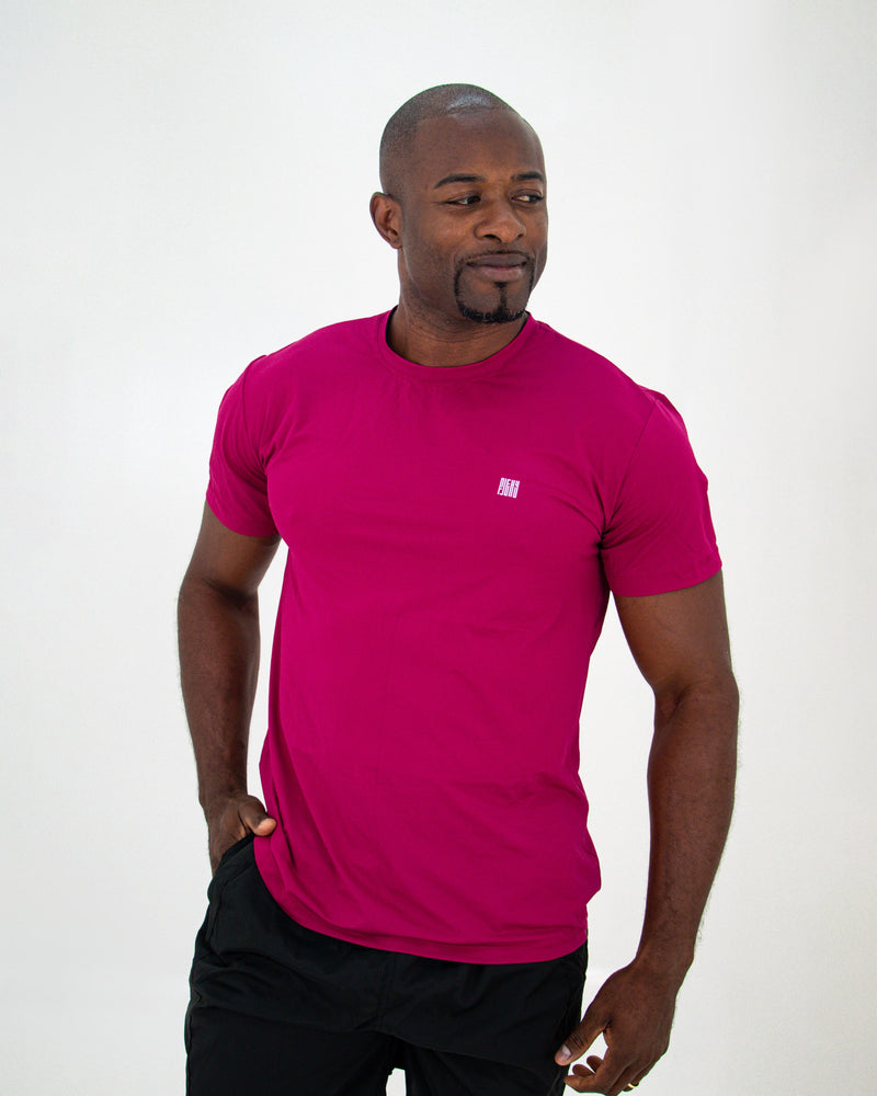 Camiseta Masculina Balance Comfort Marsala
