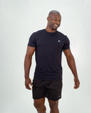 Camiseta Masculina Básica Comfort Preta