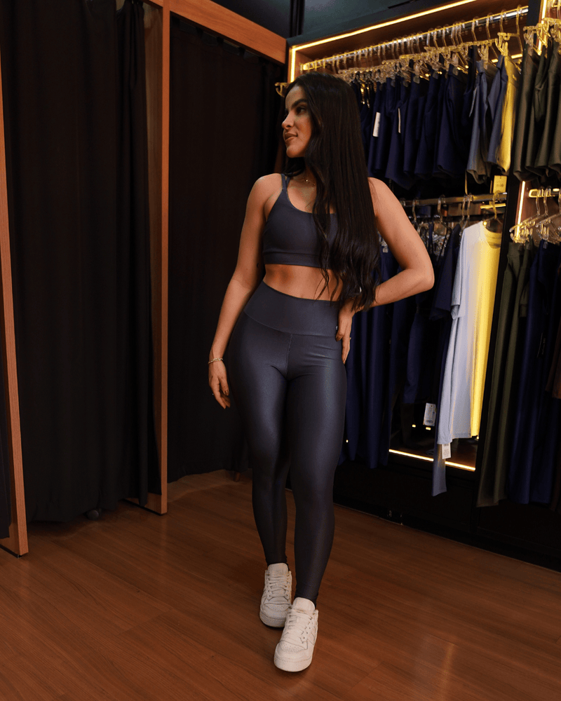 Conjunto Legging Bolso Cós Fernanda Carbono