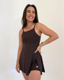 Vestido Mari Marrom Beach Tennis