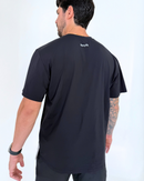 Camiseta Masculina Básica Comfort Preta