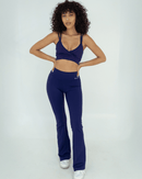 Legging Flare Azul Marinho