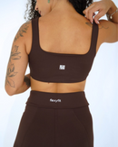 Conjunto Legging Duda Marrom