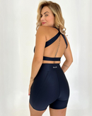 Conjunto Short Gabi Preto Aveludado