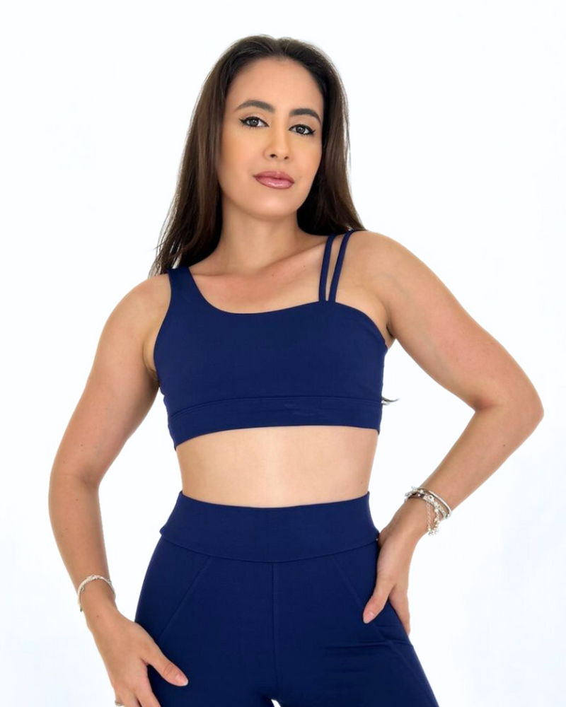 Top Bruna Azul Marinho