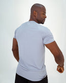 Camiseta Masculina Raglan Tex Cinza