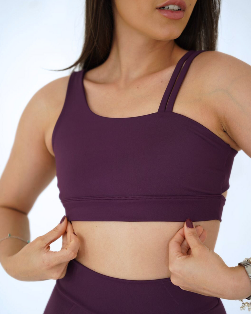 Conjunto Short Bruna Roxo