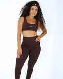 Conjunto Legging Duda Marrom